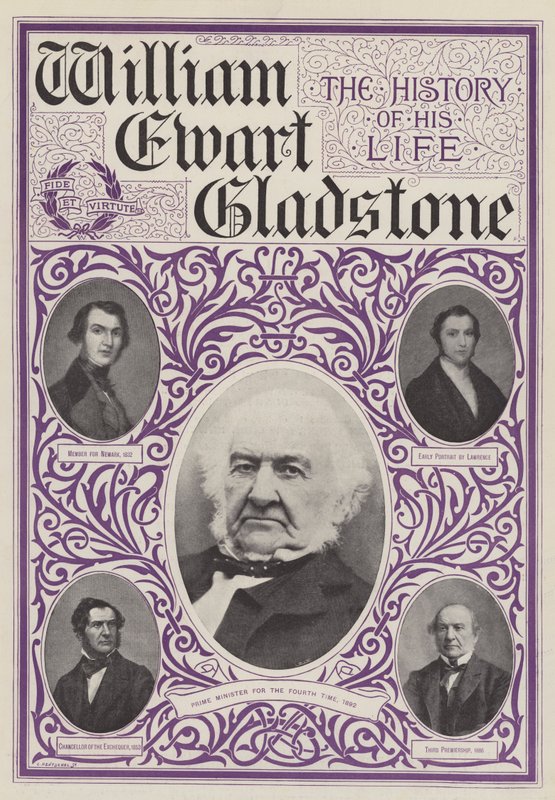 Het Leven van Gladstone door English School