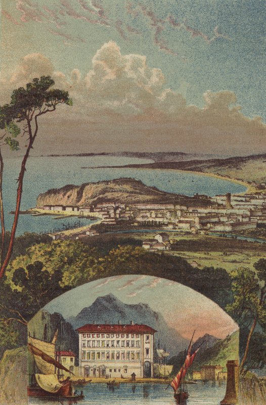 Uitzicht op Nice, Het huis waar Garibaldi werd geboren in Nice door English School