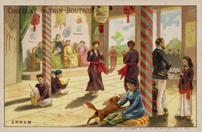Annam door French School