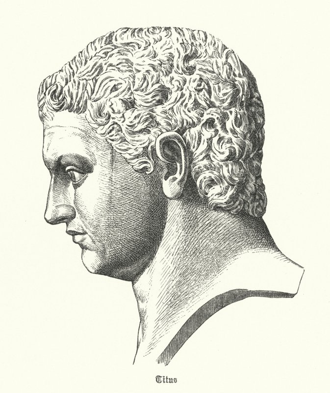 Titus, Romeinse keizer door German School
