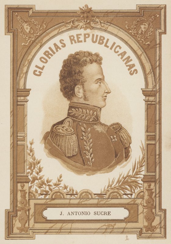Antonio Jose de Sucre, Venezolaanse politieke en militaire leider door Spanish School