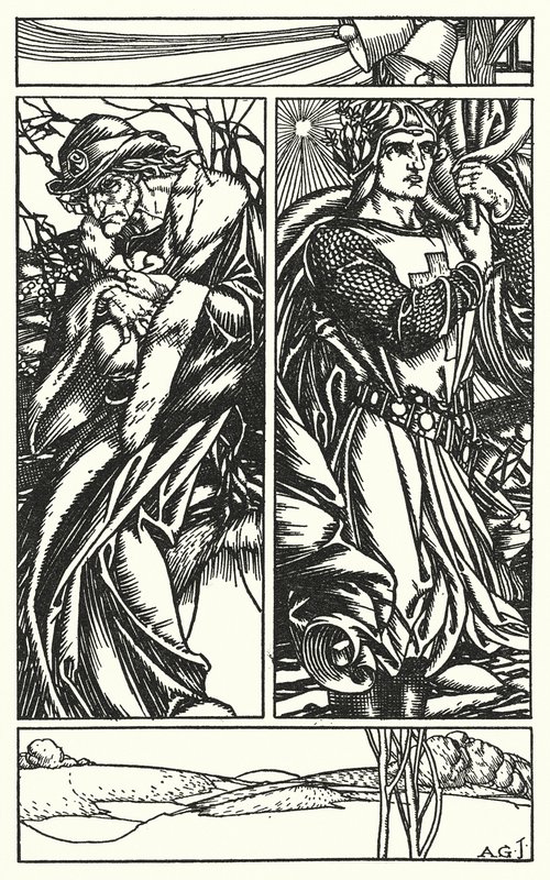 Illustratie voor Tennyson