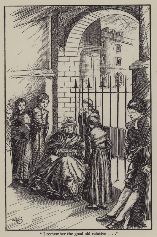 Illustratie voor The Essays of Elia door Charles Lamb door A. Garth Jones