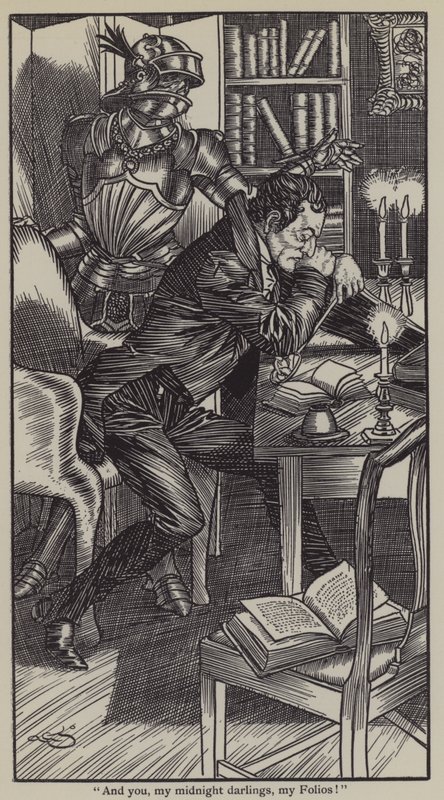 Illustratie voor The Essays of Elia door Charles Lamb door A. Garth Jones