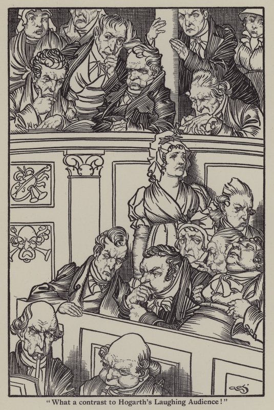 Illustratie voor The Essays of Elia door Charles Lamb door A. Garth Jones