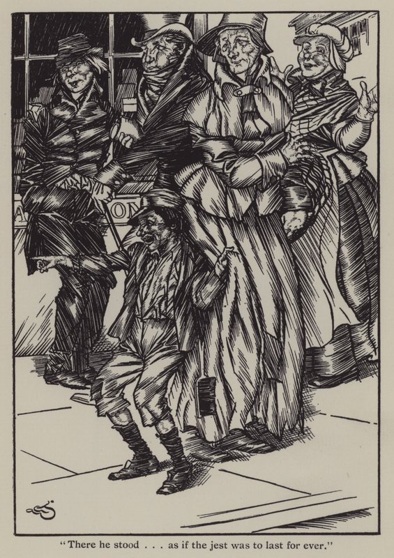 Illustratie voor The Essays of Elia door Charles Lamb door A. Garth Jones