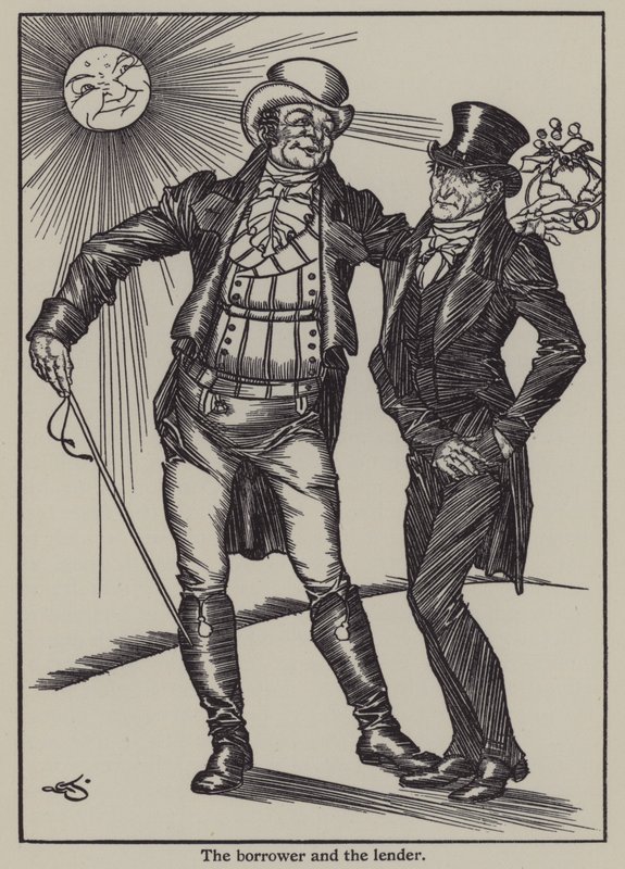 Illustratie voor The Essays of Elia door Charles Lamb door A. Garth Jones
