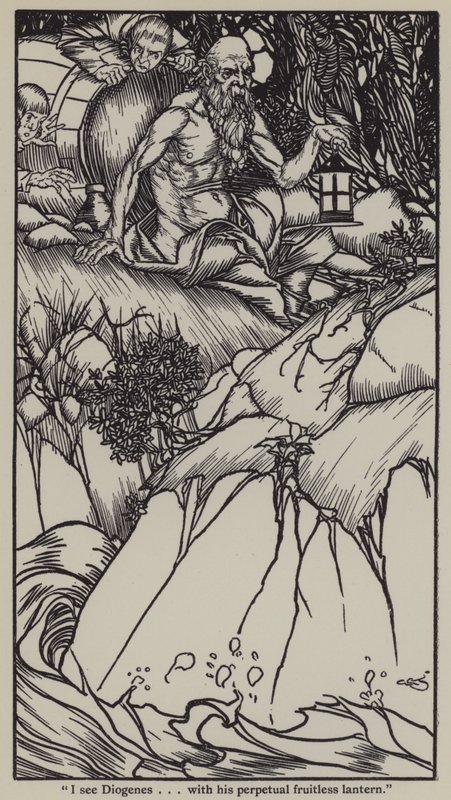 Illustratie voor The Essays of Elia door Charles Lamb door A. Garth Jones