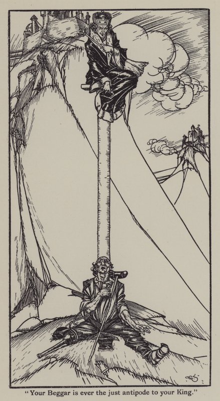 Illustratie voor The Essays of Elia door Charles Lamb door A. Garth Jones