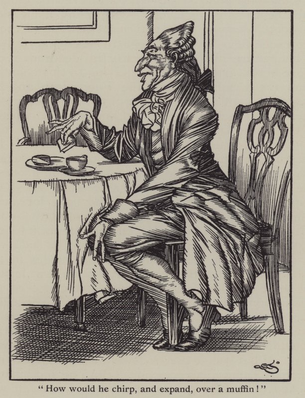 Illustratie voor The Essays of Elia door Charles Lamb door A. Garth Jones