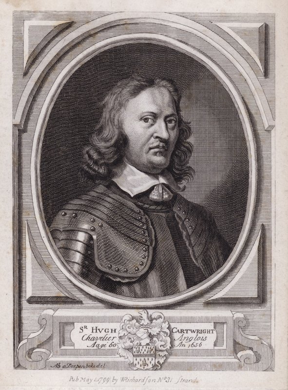 Sir Hugh Cartwright, Engelse royalistische soldaat van de burgeroorlog door Abraham Jansz. van Diepenbeeck
