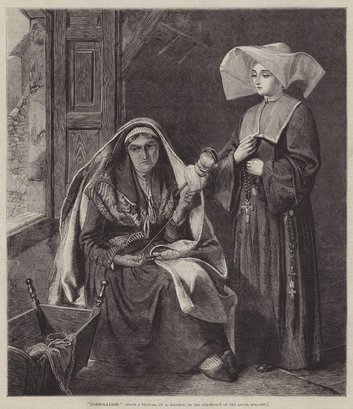 Troost door Abraham Solomon