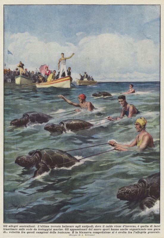 De vrolijke Australiërs door Achille Beltrame