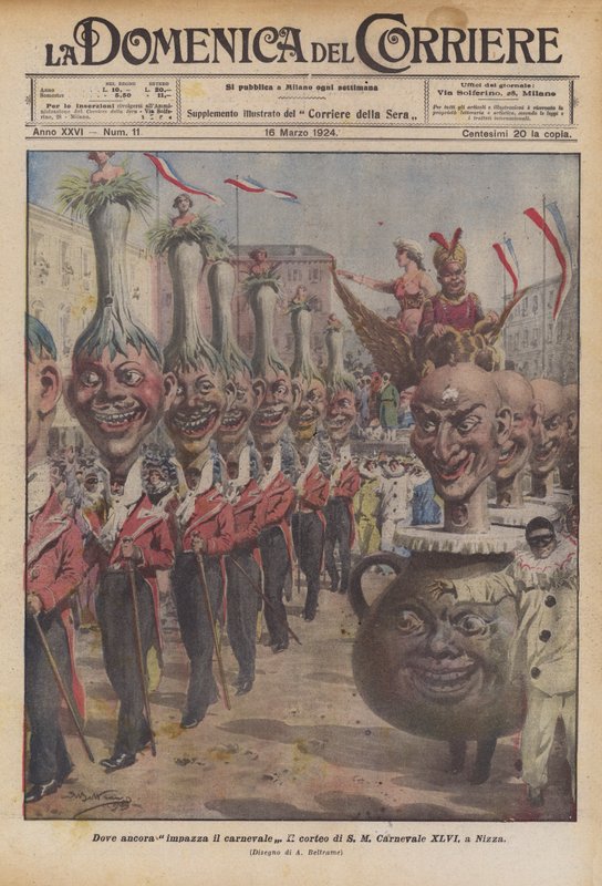 Waar het carnaval nog steeds woedt door Achille Beltrame