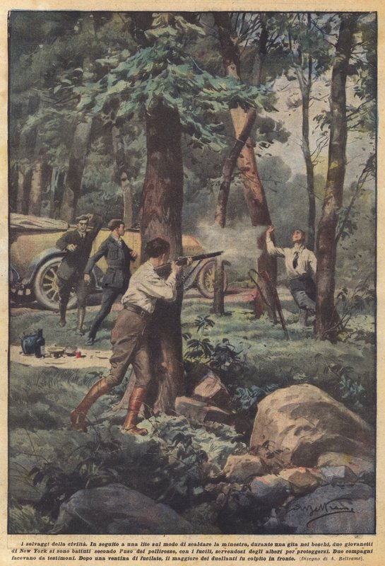De wilden van de beschaving door Achille Beltrame