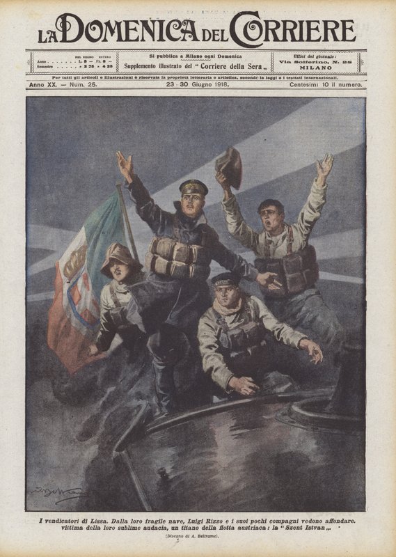 De wrekers van Lissa door Achille Beltrame