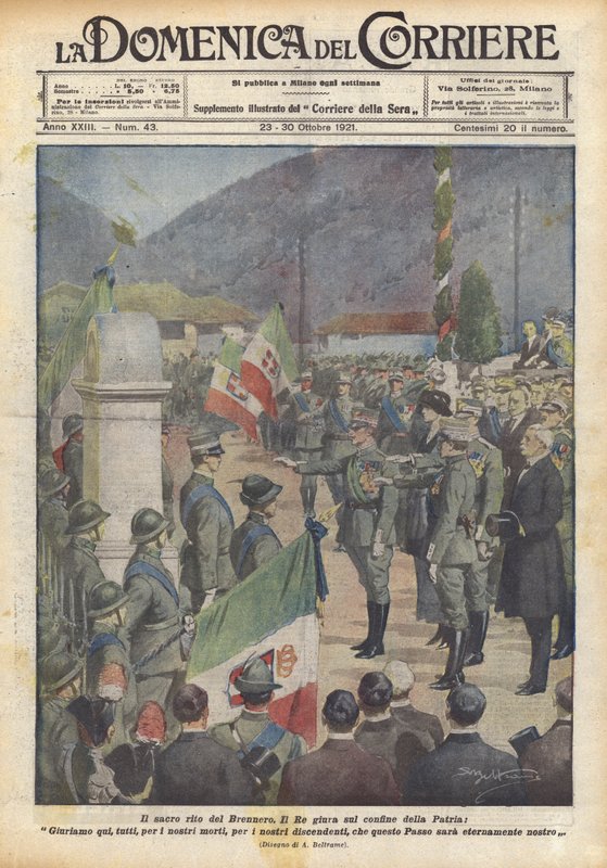 Het heilige ritueel van de Brenner door Achille Beltrame