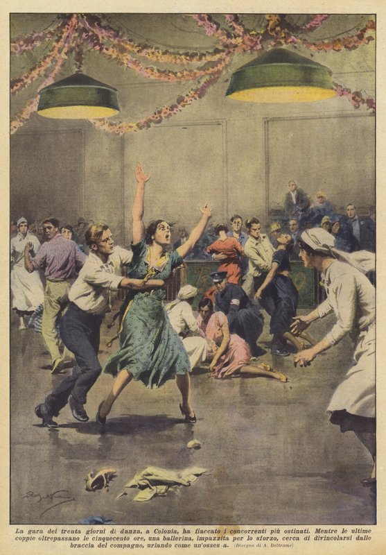 De dertig dagen durende danswedstrijd in Keulen heeft de meest hardnekkige deelnemers uitgeput door Achille Beltrame