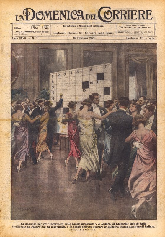 De passie voor kruiswoordraadsels door Achille Beltrame