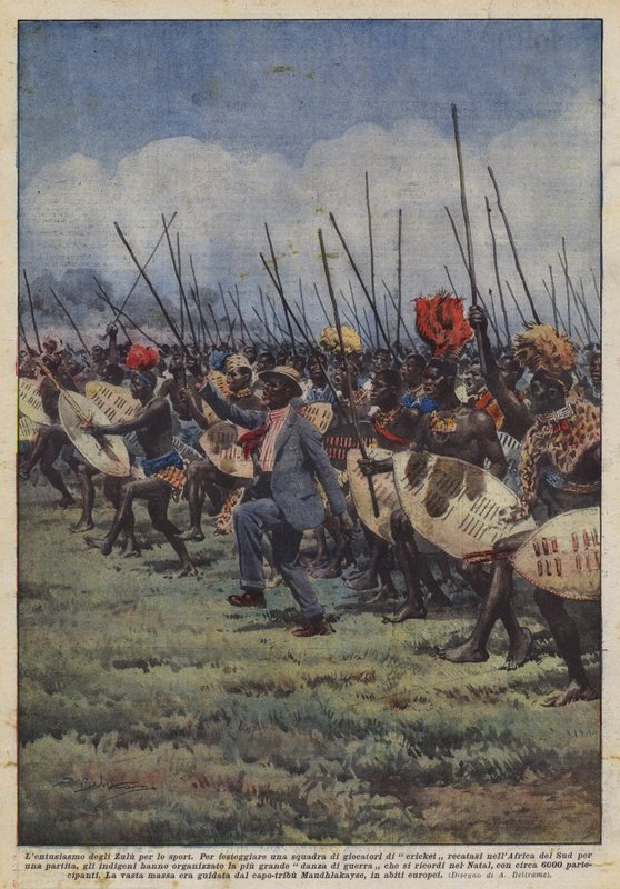 Het enthousiasme van de Zulu