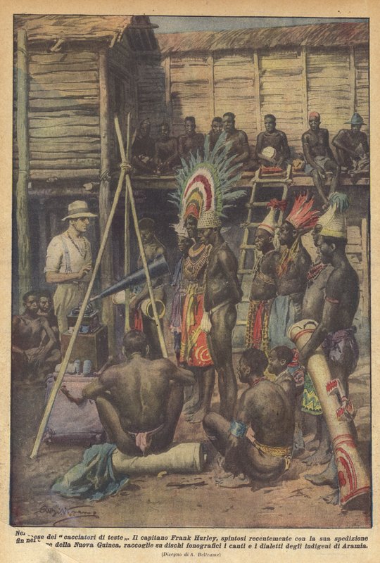 In het land van de koppensnellers door Achille Beltrame