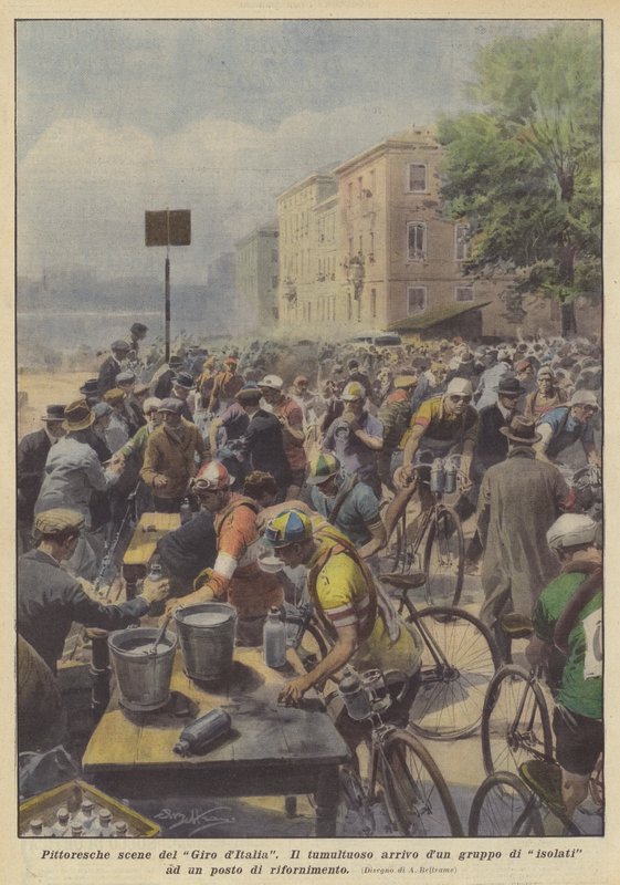 Schilderachtige scènes van de Giro d