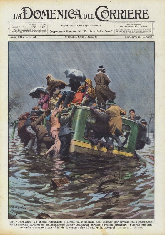 Onder de orkaan door Achille Beltrame