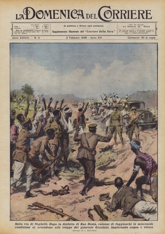 Op weg naar Neghelli door Achille Beltrame