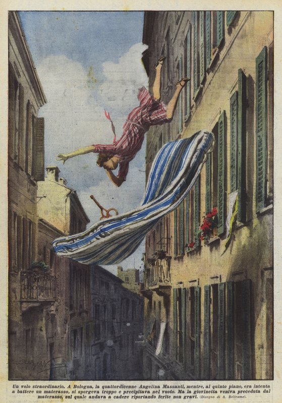 Een buitengewone vlucht door Achille Beltrame