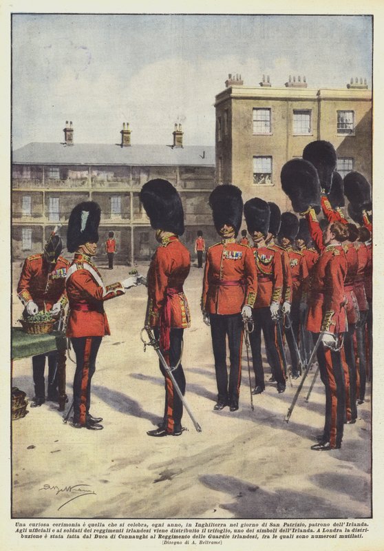 Een merkwaardige ceremonie die elk jaar in Engeland wordt gevierd op de dag van Sint door Achille Beltrame