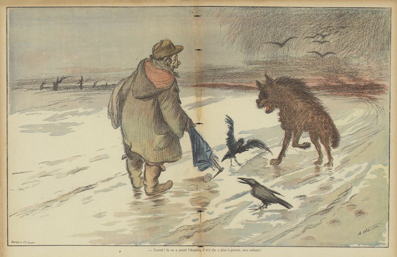 Illustratie voor Le Rire door Adolphe Leon Willette