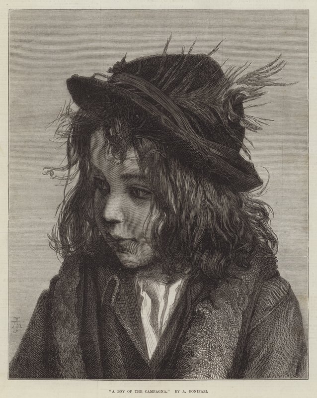 Een jongen van de Campagna door Adriano Bonifazi