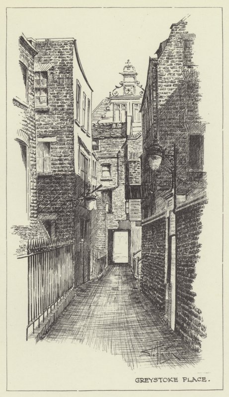 Greystoke Place door Alan Stapleton