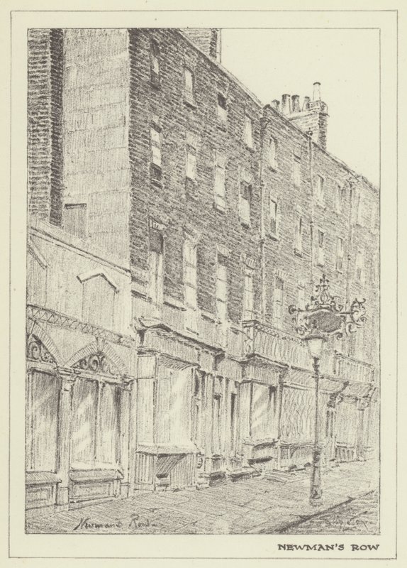 Newmans Row door Alan Stapleton