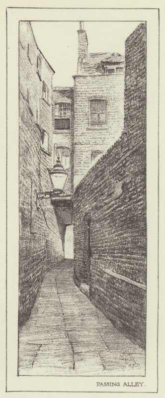 Passing Alley door Alan Stapleton