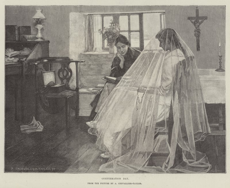 Bevestigingsdag door Albert Chevallier Tayler