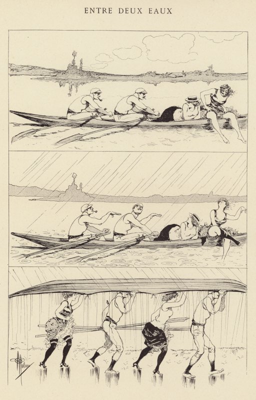Entre Deux Eaux door Albert Guillaume