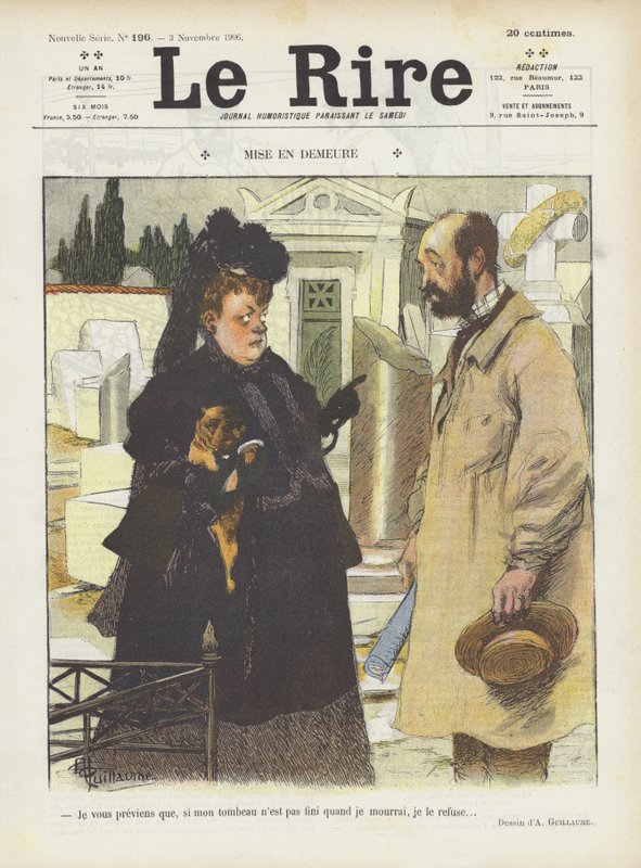 Illustratie voor Le Rire door Albert Guillaume