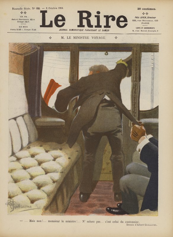 Illustratie voor Le Rire door Albert Guillaume