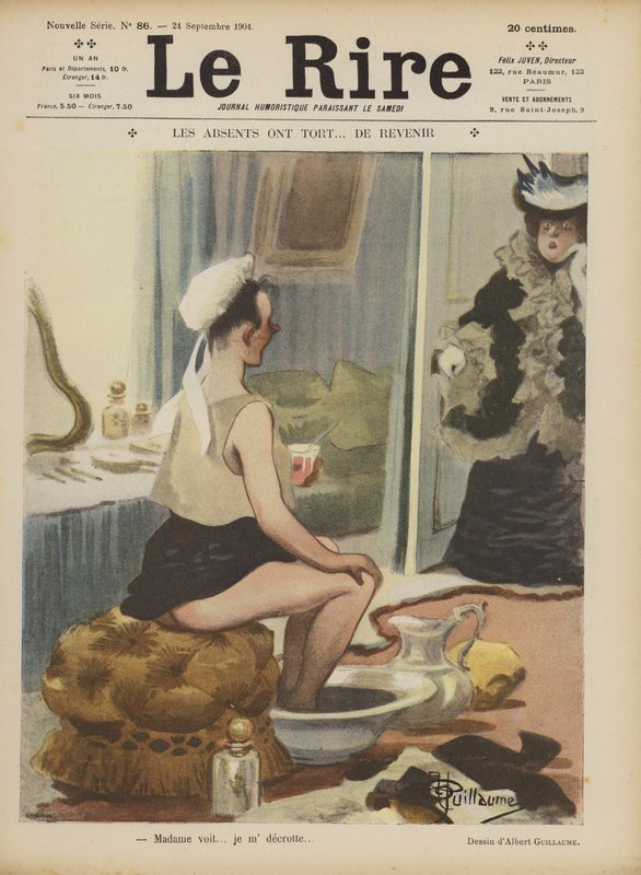Illustratie voor Le Rire door Albert Guillaume