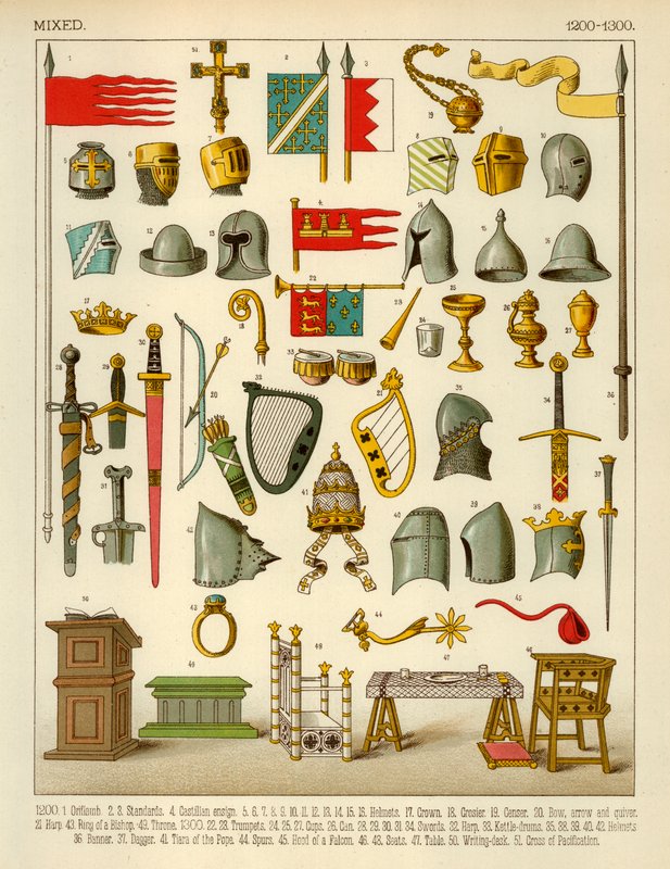 Gemengde artikelen 1200-1300 door Albert Kretschmer