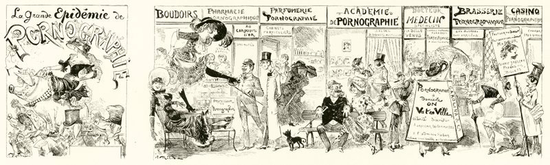 De Grote Pornografie-epidemie door Albert Robida