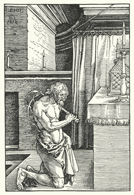 Koning David Doet Boete door Albrecht (after) Durer or Duerer