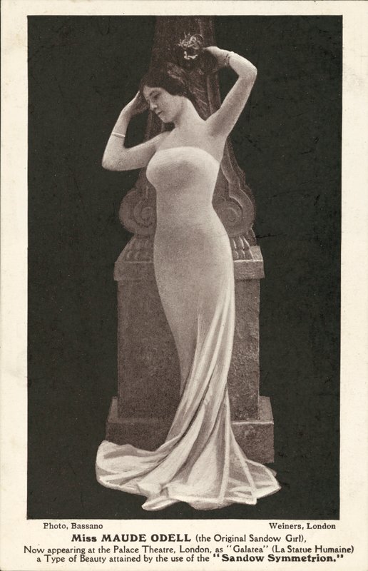 Maude Odell, Amerikaanse toneelactrice (zwart-wit foto) door Alexander Bassano
