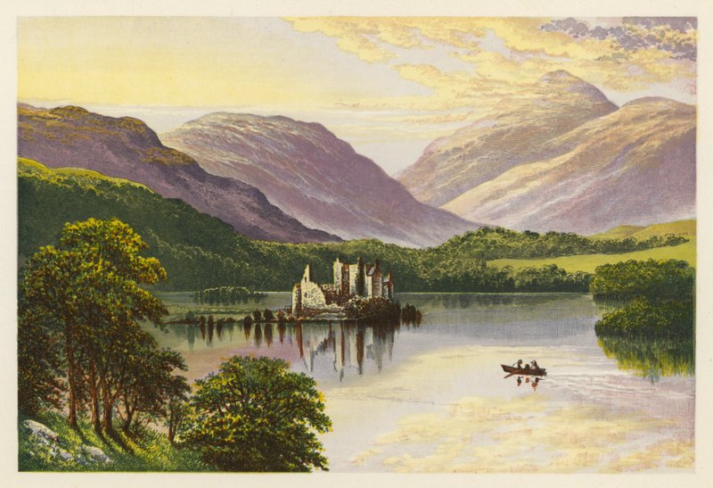 Schotse Loch Scenery: Loch Awe door Alexander Francis (after) Lydon