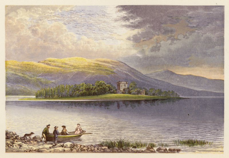 Schotse Loch Scenery: Loch Leven door Alexander Francis (after) Lydon