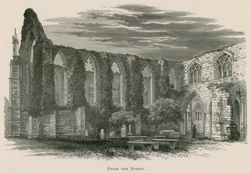 Bolton Priory, vanaf het noorden door Alexander Francis Lydon