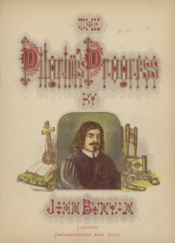 Frontispice van De Pelgrimsreis door John Bunyan door Alexander Francis Lydon