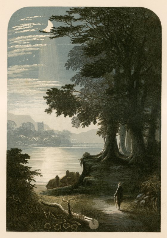 Illustratie voor Miltons Il Penseroso door Alexander Francis Lydon
