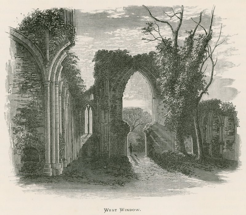 Netley Abbey, Westraam door Alexander Francis Lydon